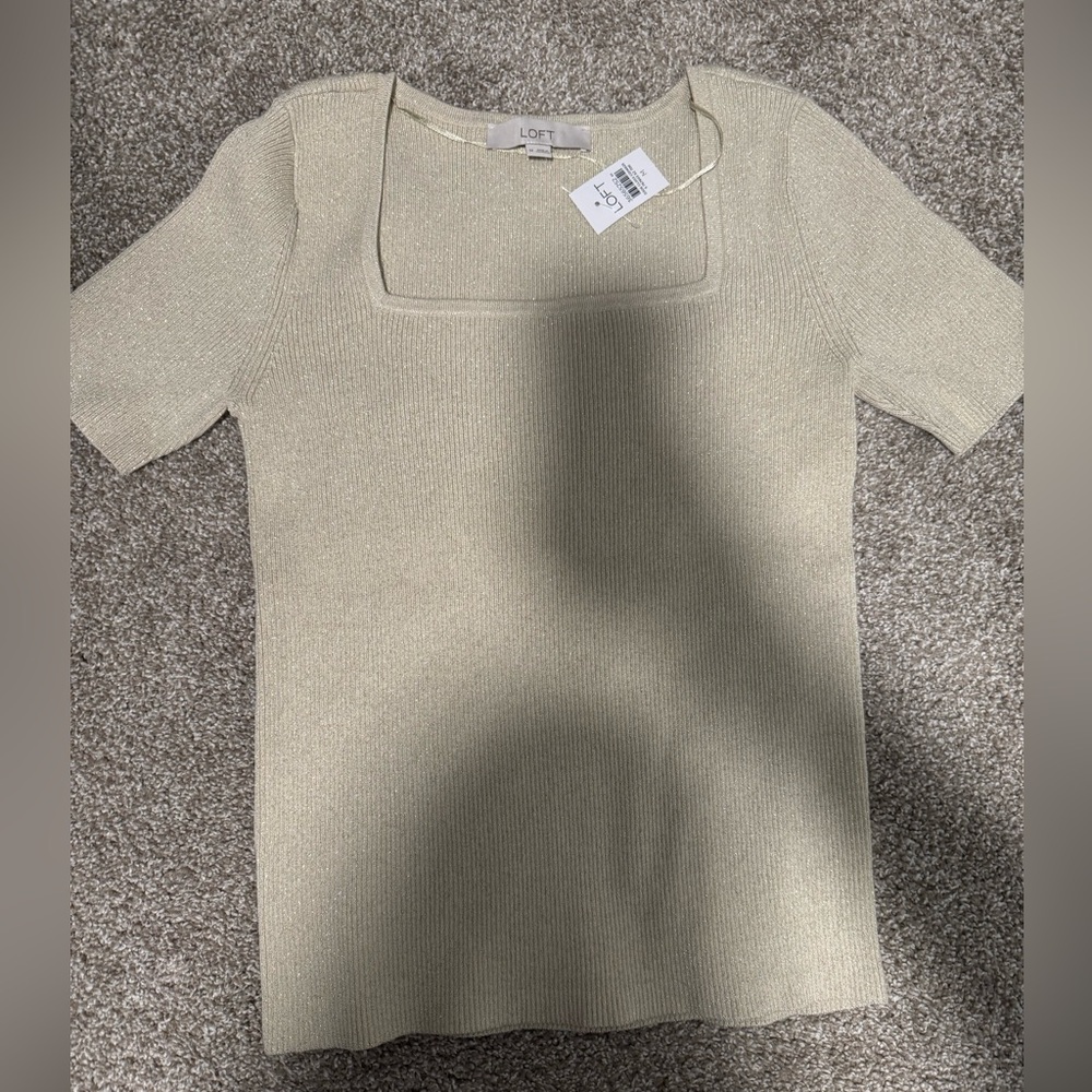 Loft sparkle top